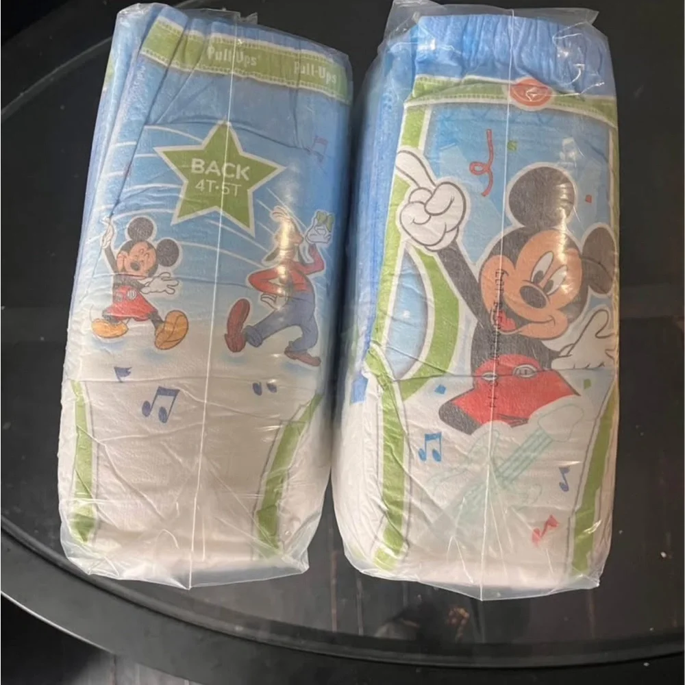 Disney Blue and Green Diaper Covers with Playful Designs